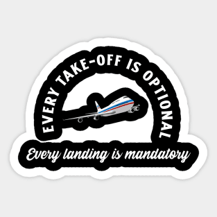 Aviation Quotes Sticker